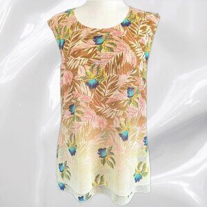 CAbi Parlor Top Slit Back #5216 - Size M